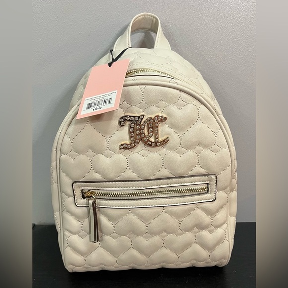 NWT Juicy Couture Straight From The Heart Backpack Color: Crystal - Picture 1 of 10